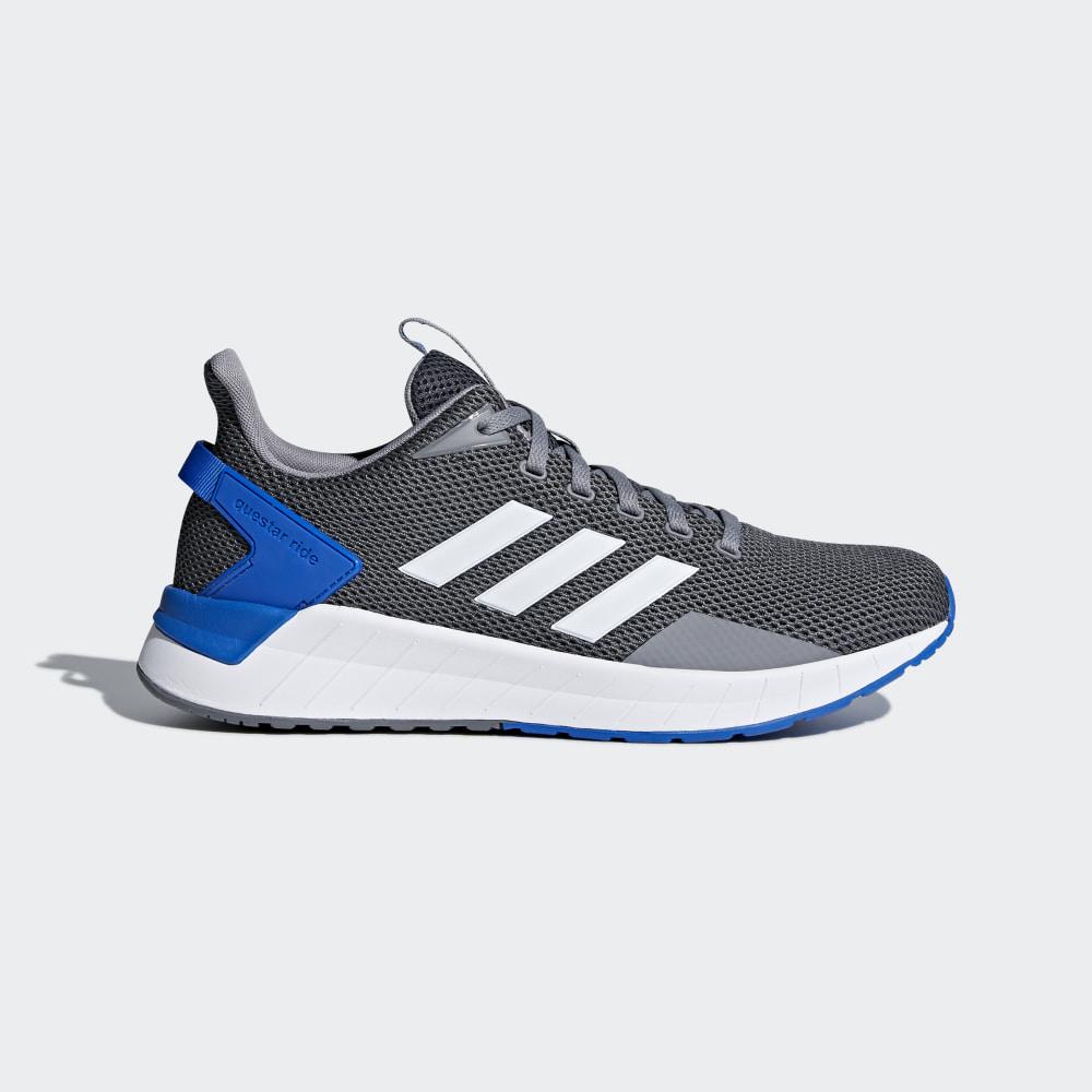 Adidasi Alergare Adidas Questar Ride Barbati Romania - Gri/Albi/Gri DB1344
